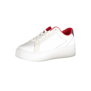 Sneaker aus weißem Polyester