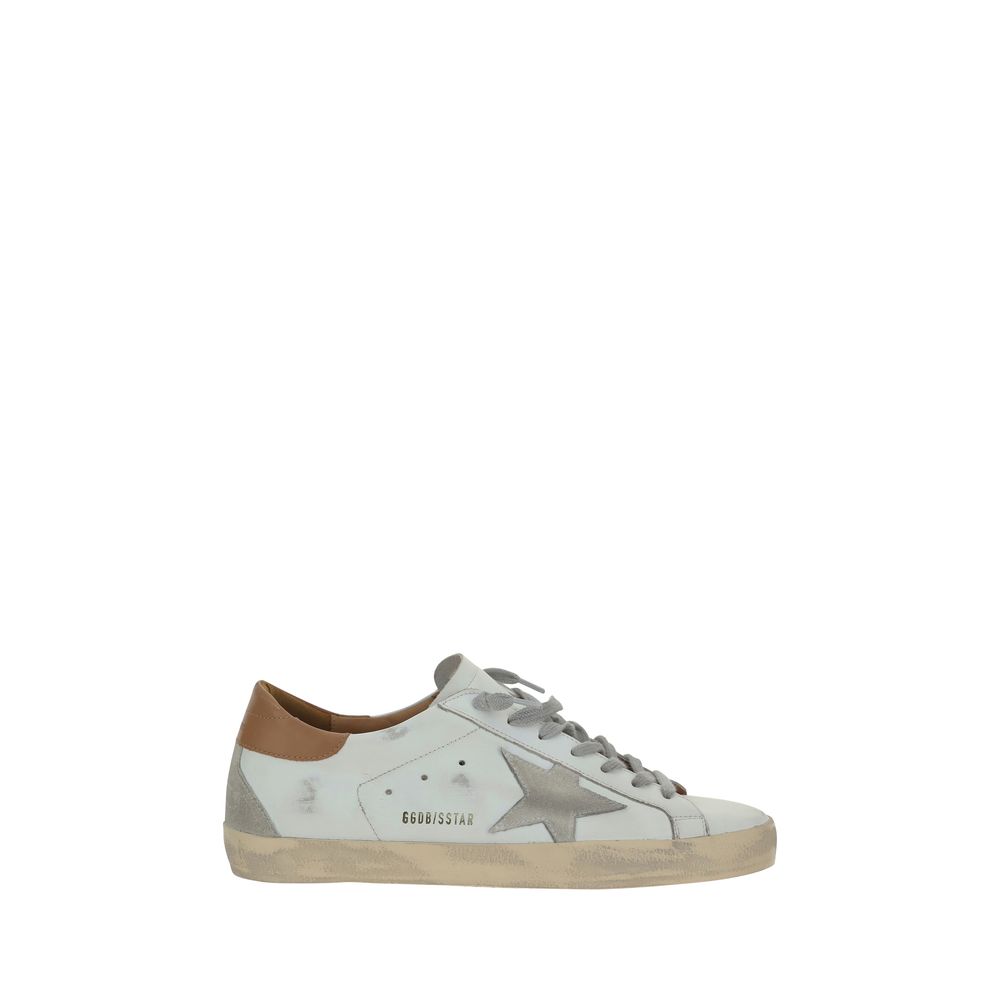 Weiße Leder-Superstar-Sneaker