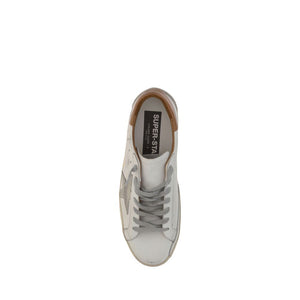 Weiße Leder-Superstar-Sneaker