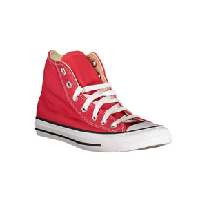 Rote Polyester-Sneaker