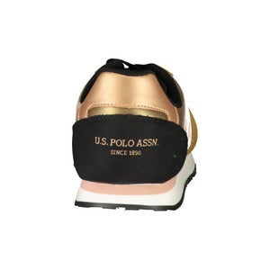 Goldener Polyester-Sneaker