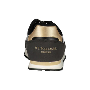 Schwarzer Polyester Sneaker