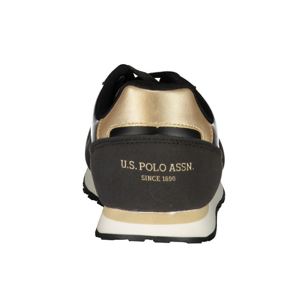 Schwarzer Polyester Sneaker