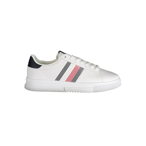 Sneaker aus weißem Polyester
