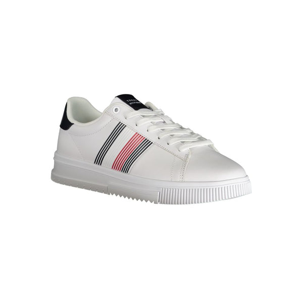 Sneaker aus weißem Polyester