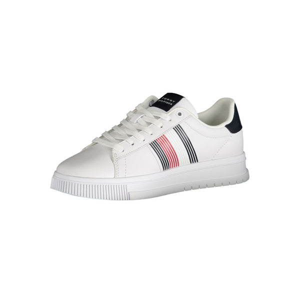 Sneaker aus weißem Polyester