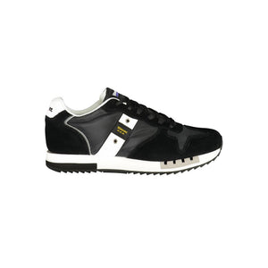Schwarzer Polyester Herren Sneaker