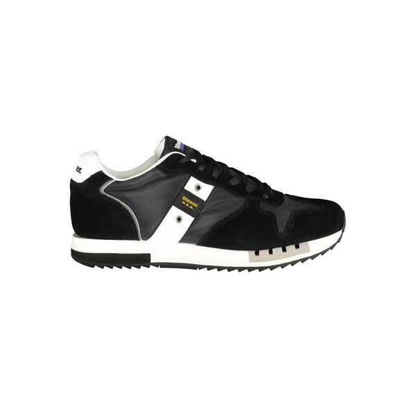 Schwarzer Polyester Herren Sneaker