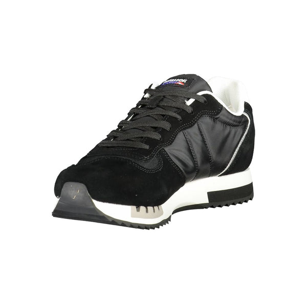 Schwarzer Polyester Herren Sneaker