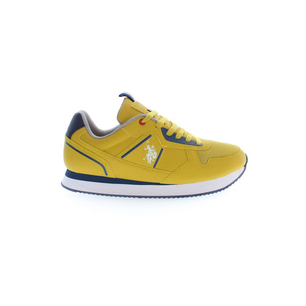 Gelber Polyester Herren Sneaker