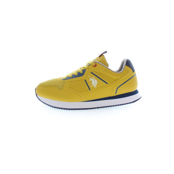 Gelber Polyester Herren Sneaker