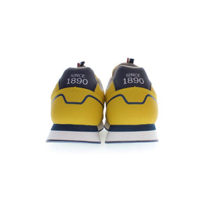 Gelber Polyester Herren Sneaker