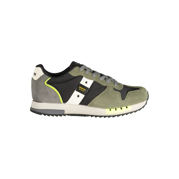 Grüner Polyester Sneaker