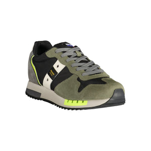 Grüner Polyester Sneaker