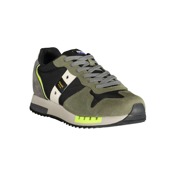Grüner Polyester Sneaker