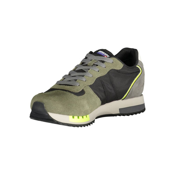 Grüner Polyester Sneaker