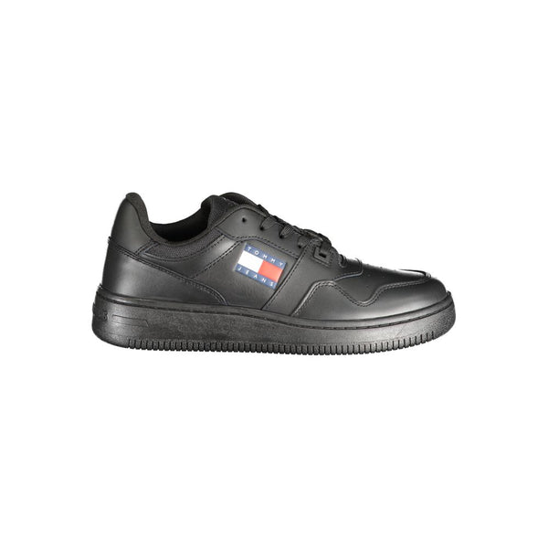 Schwarzer Polyester Sneaker