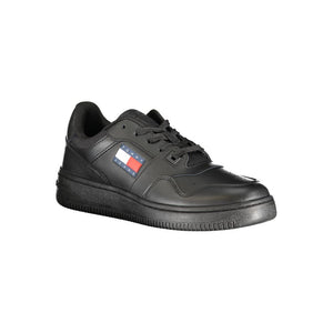 Schwarzer Polyester Sneaker
