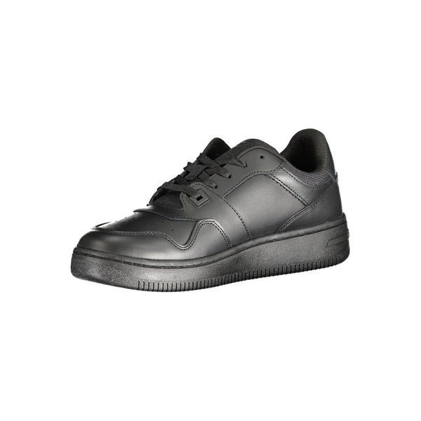 Schwarzer Polyester Sneaker