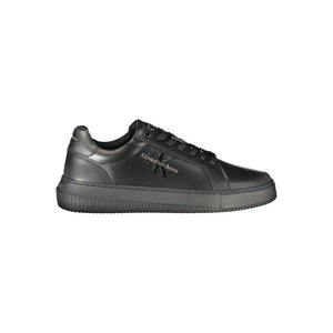 Schwarzer Polyester Sneaker