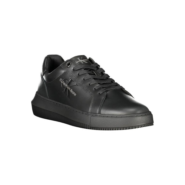 Schwarzer Polyester Sneaker