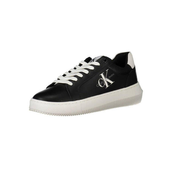 Schwarzer Polyester Damen Sneaker