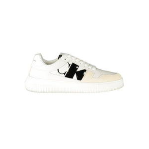Sneaker aus weißem Polyester