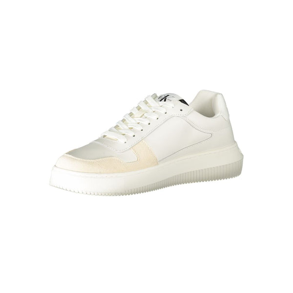 Sneaker aus weißem Polyester