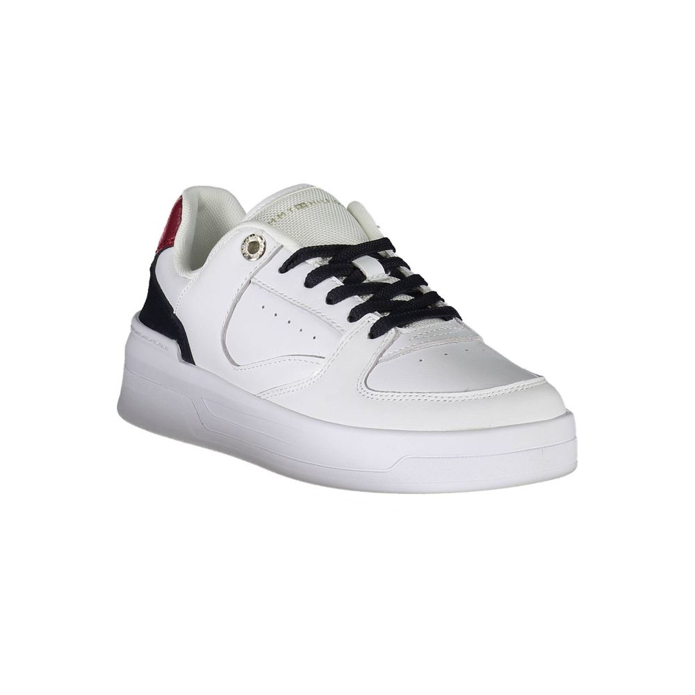 Weißes Leder Damen Sneaker