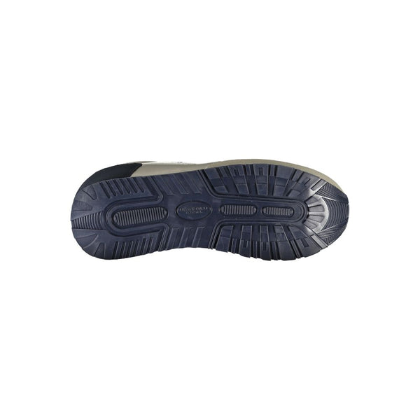 Silberne Polyester Damen Sneaker