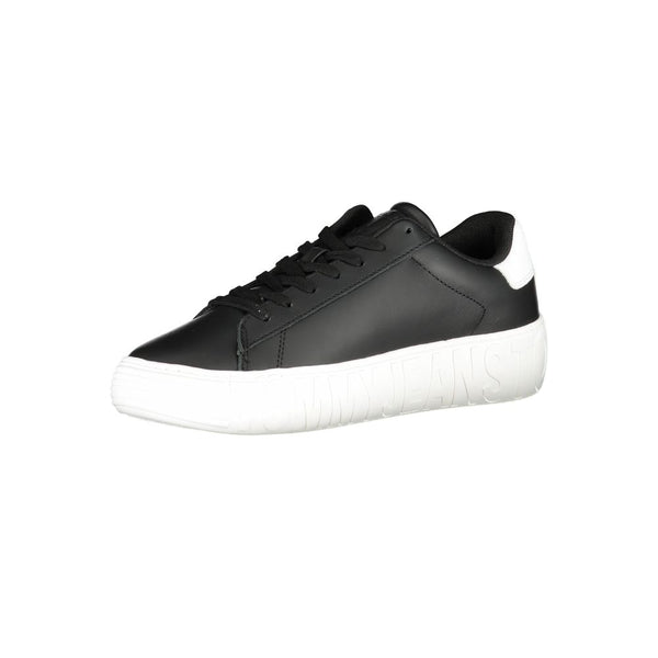 Schwarzer Polyethylen Herren Sneaker