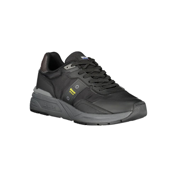 Schwarzer Polyester Sneaker