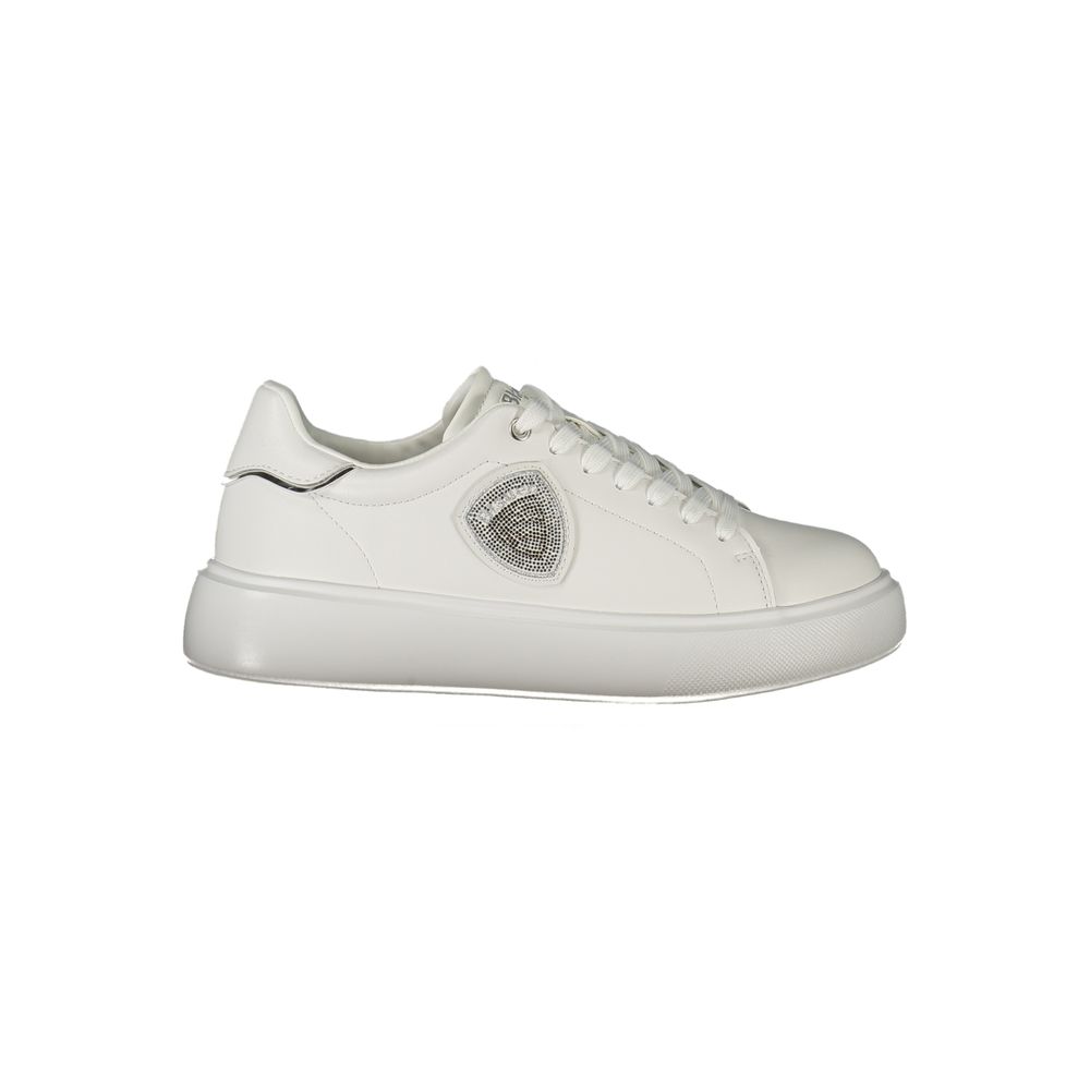 Weißes Leder Damen Sneaker