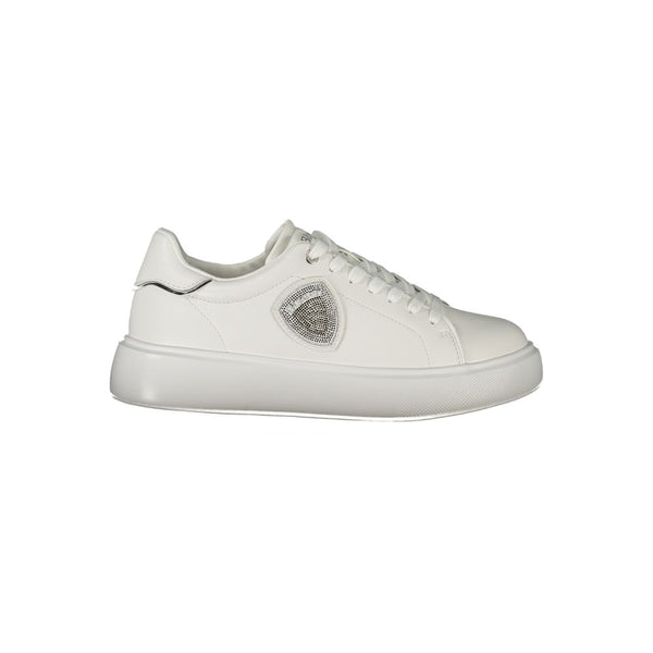 Weißes Leder Damen Sneaker