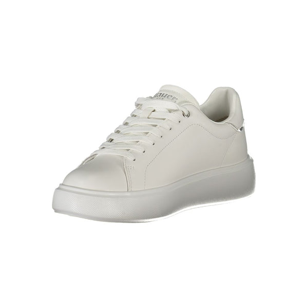 Weißes Leder Damen Sneaker