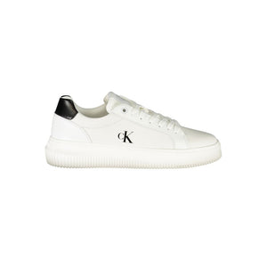 Weißes Leder Damen Sneaker