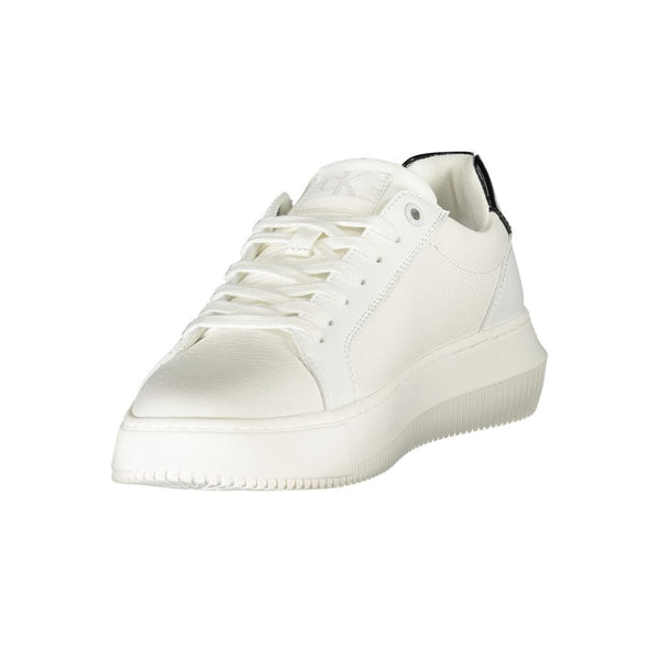 Weißes Leder Damen Sneaker