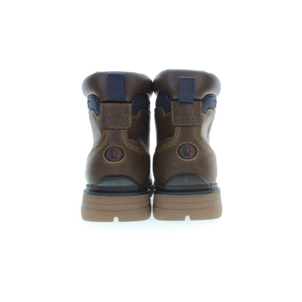 Brauner Polyester Herrenstiefel