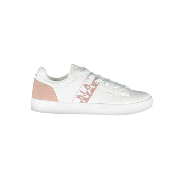 Weißes Leder Damen Sneaker