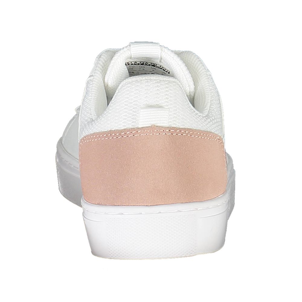 Weißes Leder Damen Sneaker