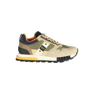 Grünes Polyethylen Herren Sneaker