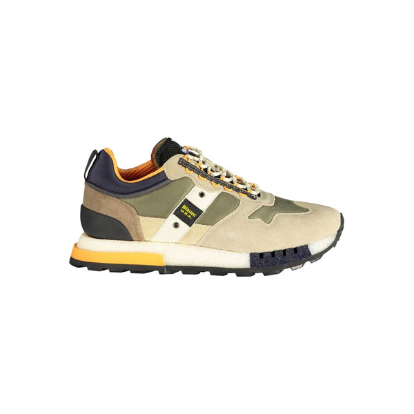 Grünes Polyethylen Herren Sneaker