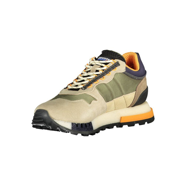 Grünes Polyethylen Herren Sneaker