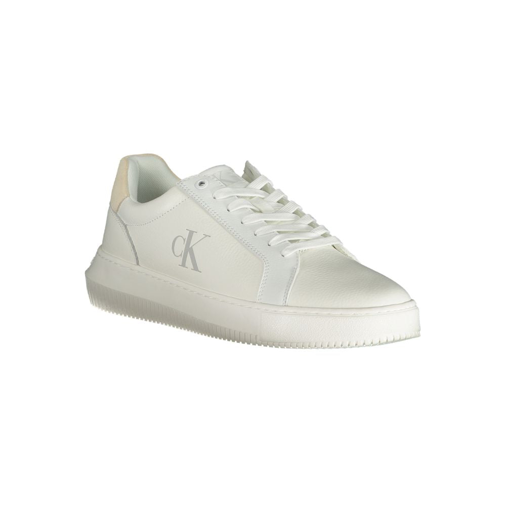 Weißes Polyethylen Herren Sneaker