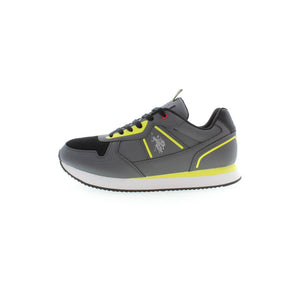 Brauner Polyester Herren Sneaker