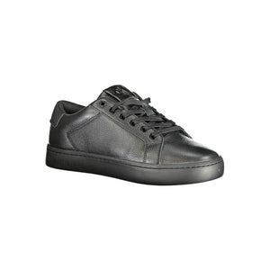 Schwarzes Polyethylen Herren Sneaker