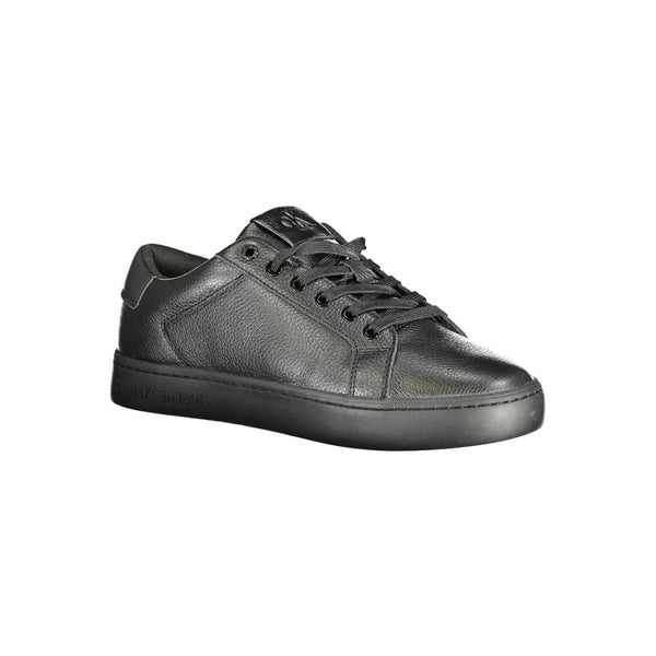 Schwarzes Polyethylen Herren Sneaker