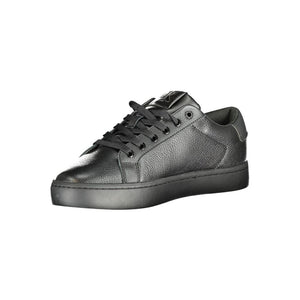 Schwarzes Polyethylen Herren Sneaker