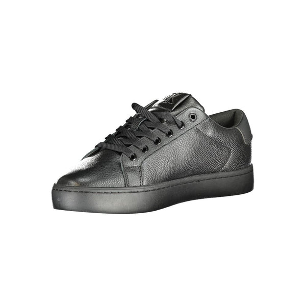 Schwarzes Polyethylen Herren Sneaker