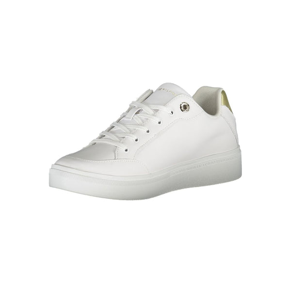 Weißes Leder Damen Sneaker